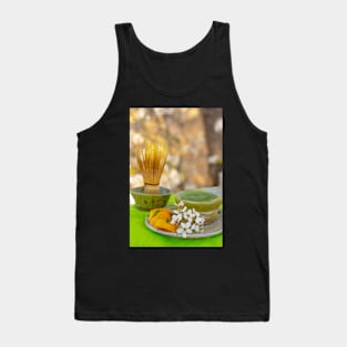 Pear Blossom Matcha Tank Top